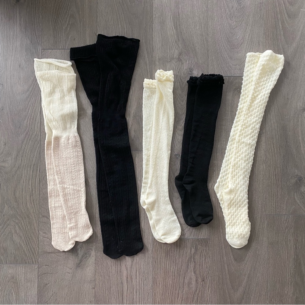 Knit lace socks Urban Outfitters